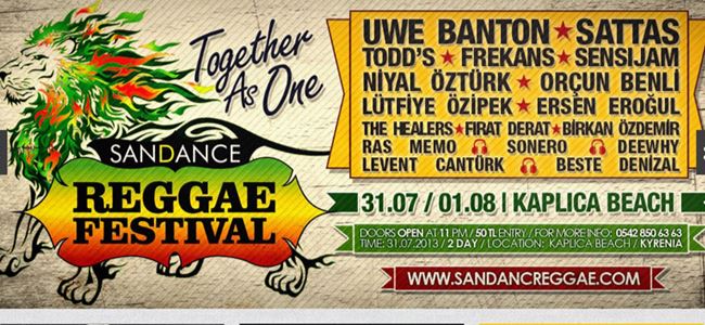“Sandance Reggae Festivali” izinsiz