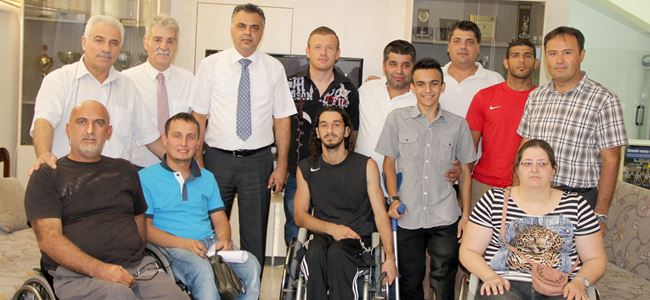 İdris’ten Engelliler Spor Federasyonu’na ziyaret