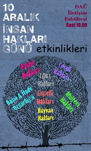 10 Aralık İnsan Hakları Günü Etkinliği’ne Çağrı