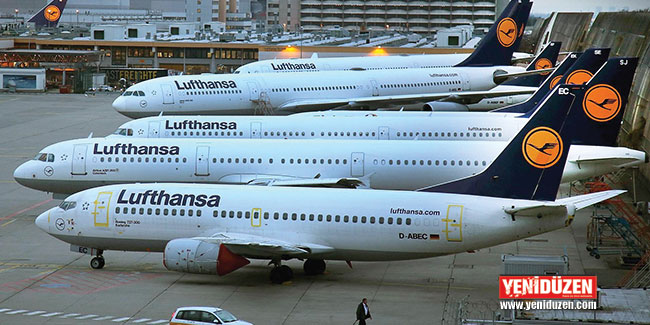 Lufthansa, 4 günlük grevde 2,755 uçuşunu iptal etti