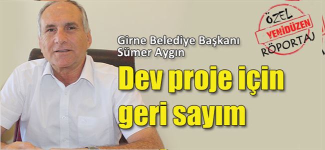 Dev proje için geri sayım