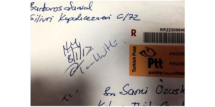 BARBAROS ŞANSAL’DAN MEKTUP VAR