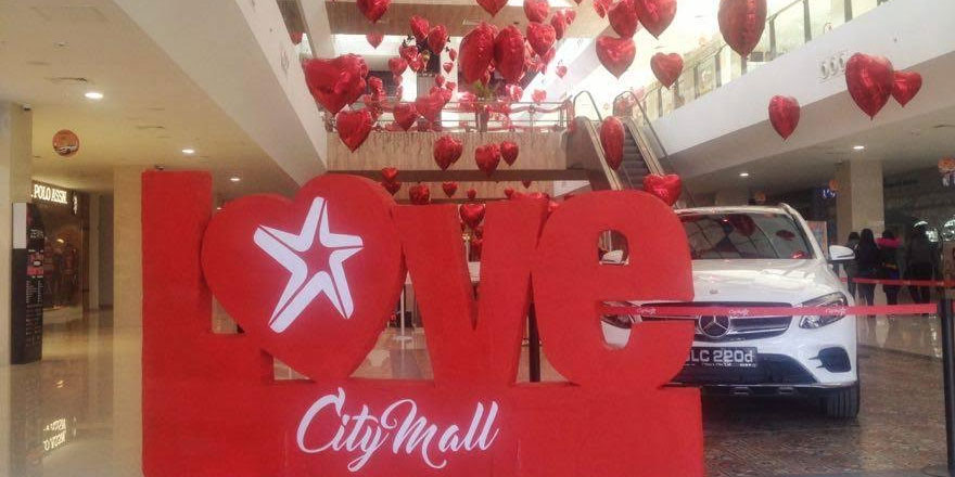 City Mall'dan 'Sevgililere' özel konsept