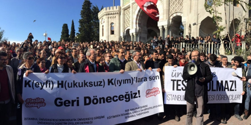 [Türkiye’de] “48 Üniversiteden 330 Akademisyen Kamu Görevinden Çıkarıldı*