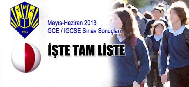 Sınav sonuçları açıklandı