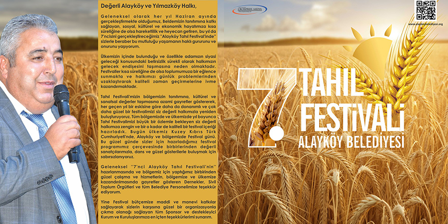 Alayköy, Tahıl Festivali ile şenlenecek