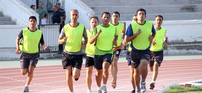Hakemler testte terliyor