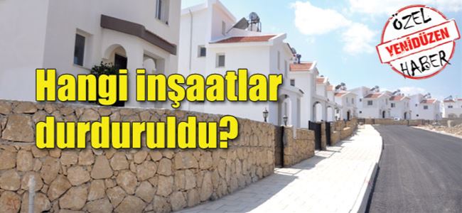 İZİNSİZ İNŞAATLAR MERCEK ALTINDA