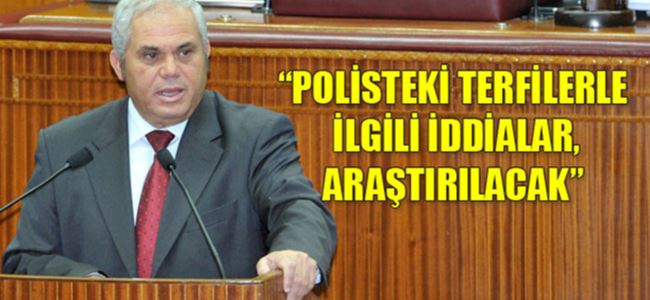 Meclisin ilk gündemi Polis Terfileri