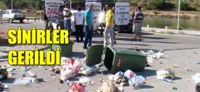 Maaş grevinde olaylar çıktı