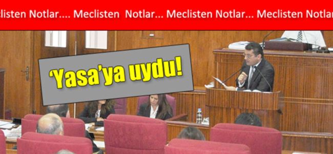 Erhürman ‘Geleneği’ bozdu,