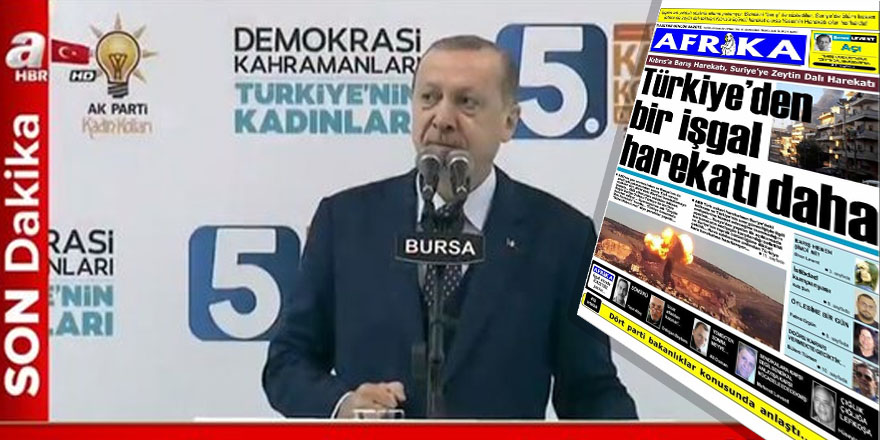 Erdoğan'dan Kıbrıs öfkesi: Pespaye bir gazete