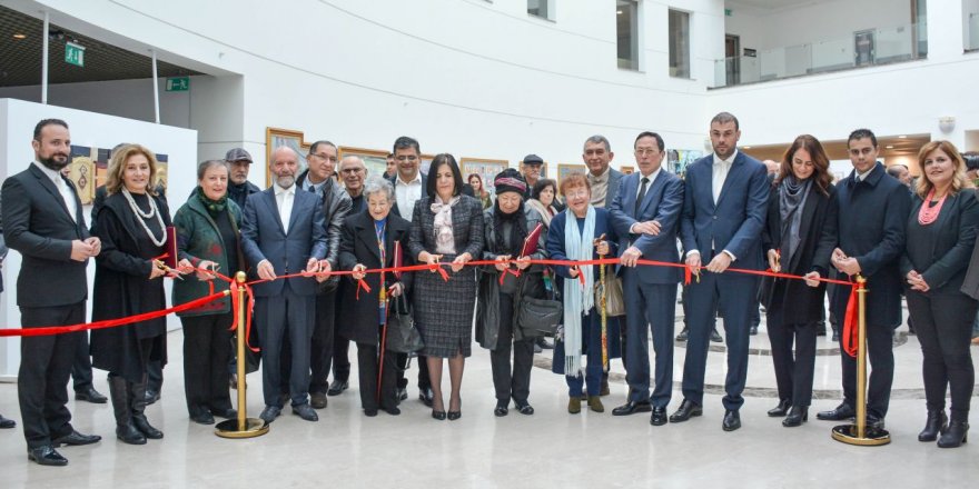 "Kıbrıs Türk Ressamları Retrospektif Sergisi” açıldı
