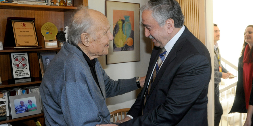 Ressam Cevdet Çağdaş'a vefa ziyareti