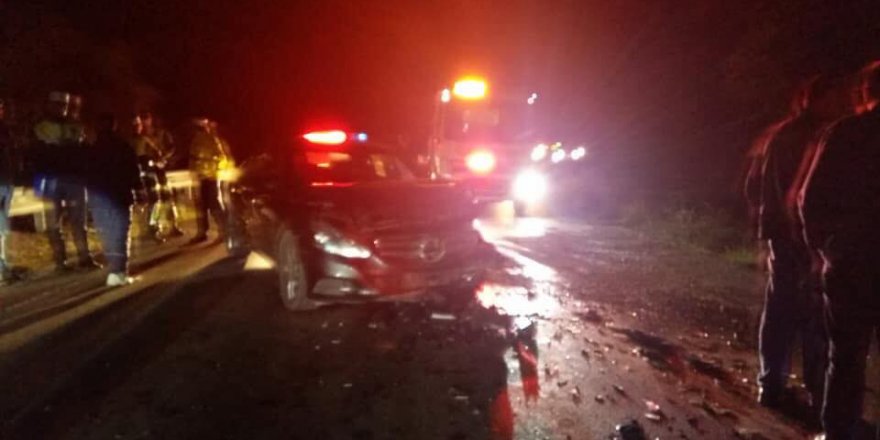 Girne Dağyolu’nda kaza: 5 yaralı