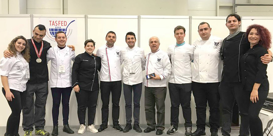 Gastronomi öğrencilerinden, uluslararası yarışmada 10 madalya