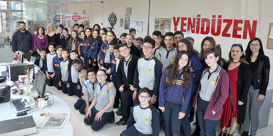 Atleks Sanverler Ortaokulu’ndan  UNITED Medya Group’a ziyaret…