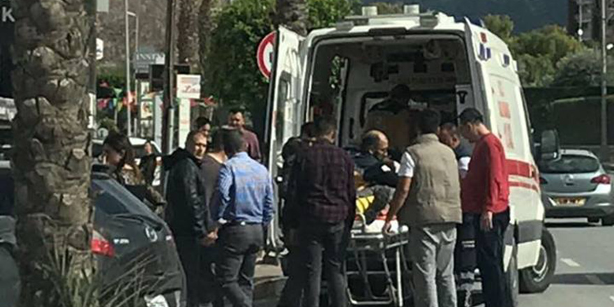 Girne’de motosiklet kazası: 1 yaralı