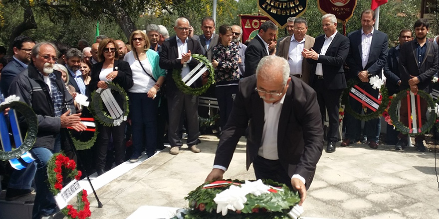 BKP, Derviş A. Kavazoğlu ve Kostas Mişaulis’in anma etkinliğine katıldı