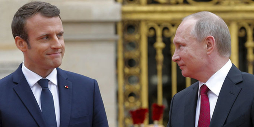 Putin ile Macron Suriye'yi görüştü