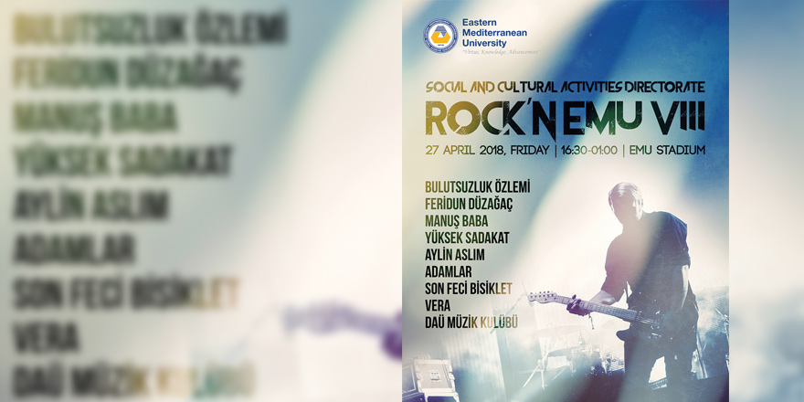 DAÜ’den festival tadında Rock’n EMU etkinliği