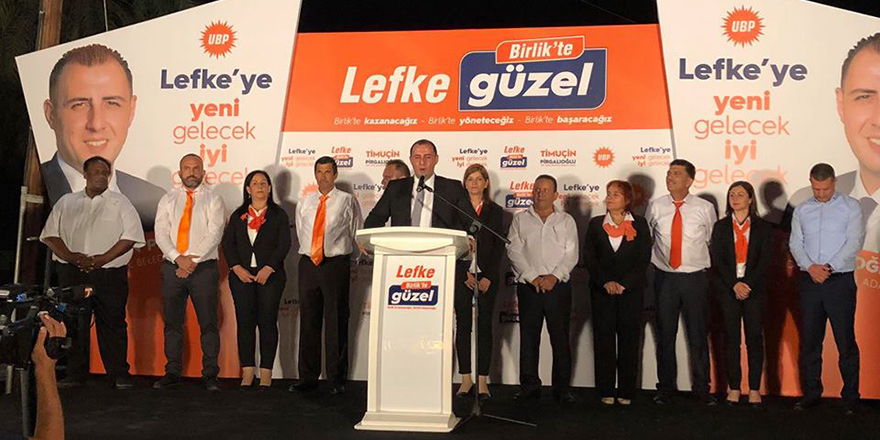 UBP, Lefke'de adaylarını tanıttı