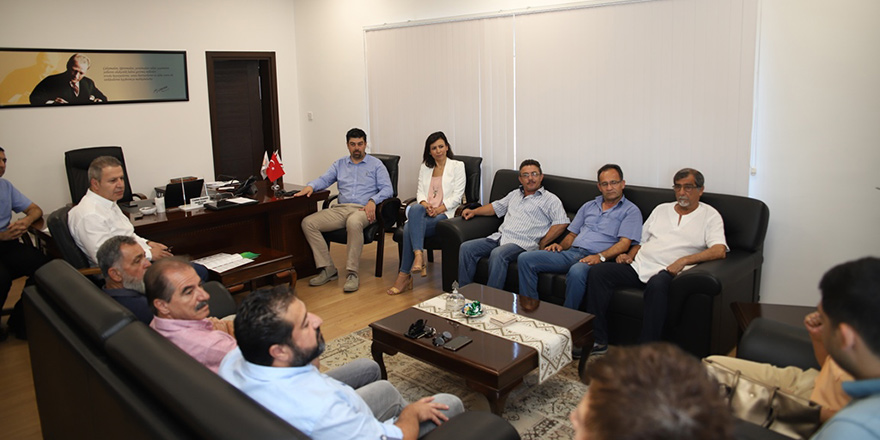 CTP’li LTB Meclis üyesi adayları ekonomi örgütlerini ziyaret etti