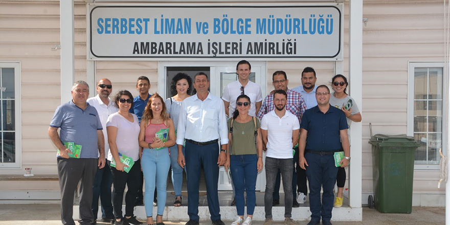 Adalıer ve ekibi limanda:  Mağusa’ya hava temizliği ölçüm cihazı yerleştireceğiz