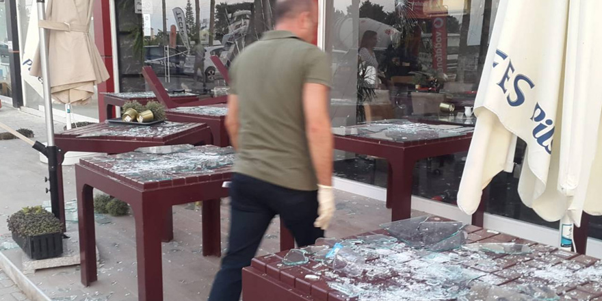Çatalköy’de mekana ateşli saldırı
