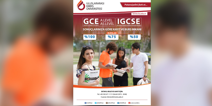 UKÜ, GCE ve IGCSE sınav sonuçlarıyla kayıt kabulüne başladı