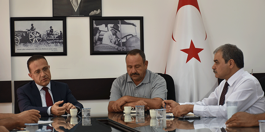 Şahali, Kıbrıs Türk Patates Üreticileri Birliği'ni konuk etti
