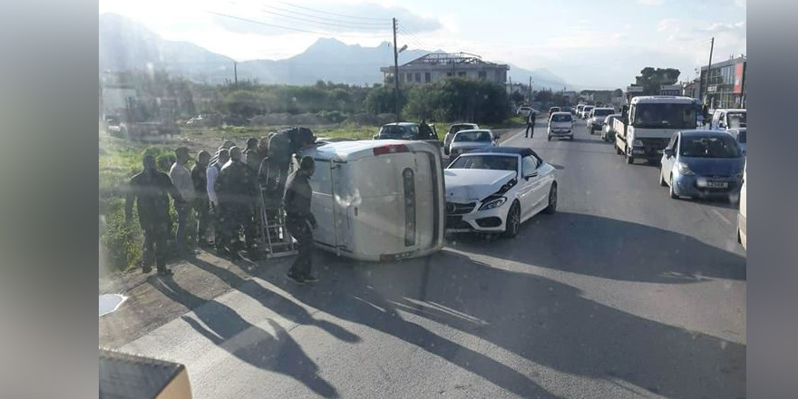 Çatalköy'de trafik kazası