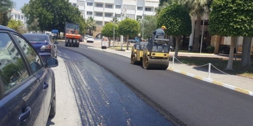 Girne'de asfaltlama çalışması yapılacak