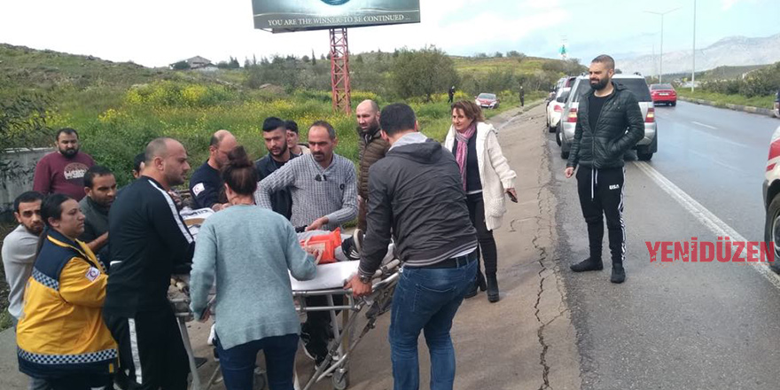 Lefkoşa-Girne yolu kaza: 3 yaralı