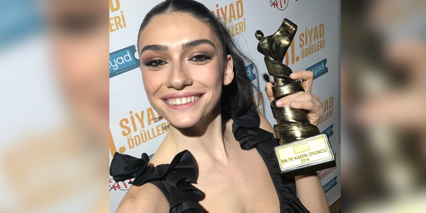 Hazar Ergüçlü'e "En iyi kadın oyuncu ödülü"