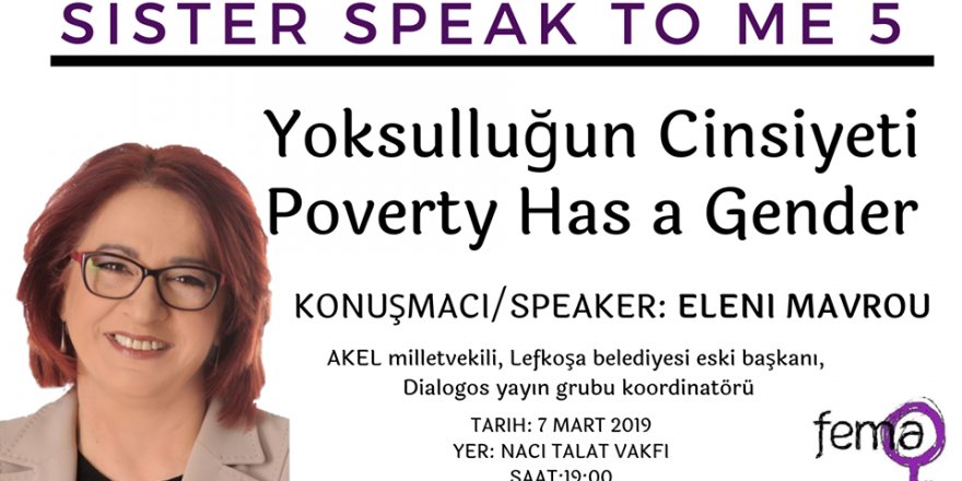 "Yoksulluğun Cinsiyeti” konuşulacak