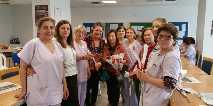 Lefkoşa Genel Hastanesi çalışanlarına ziyaret
