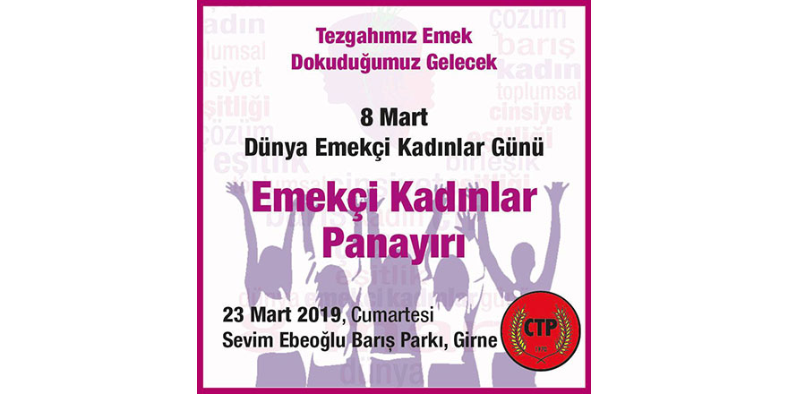 'Emekçi Kadınlar Panayırı' Girne'de kuruluyor