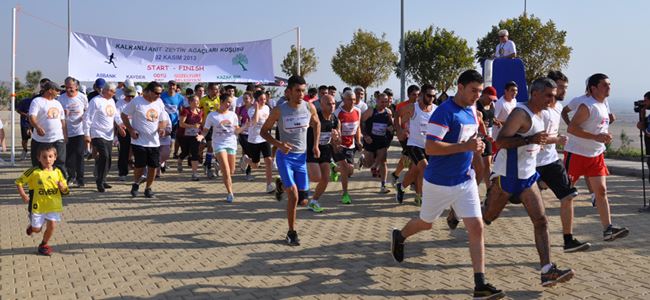 Anıt Zeytin Ağaçları Koşusu yapıldı