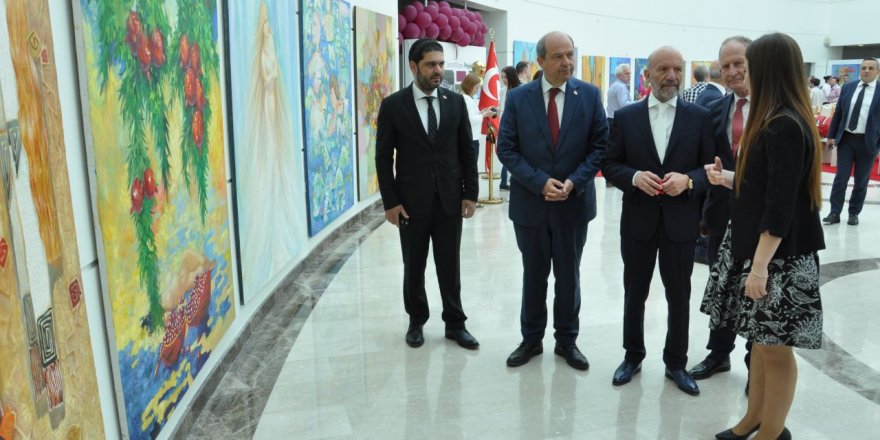 Türkmen ve Tatar sanatçıların sergisi açıldı