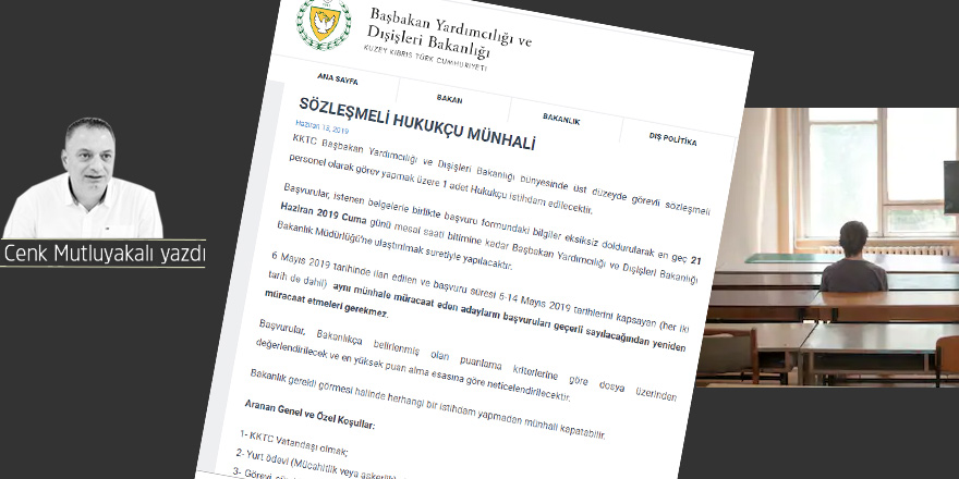 “Üst Düzey Sözleşmeli”