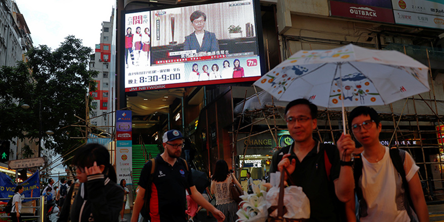 Hong Kong'da "Çin'e suçlu iadesi" yasası geri çekildi