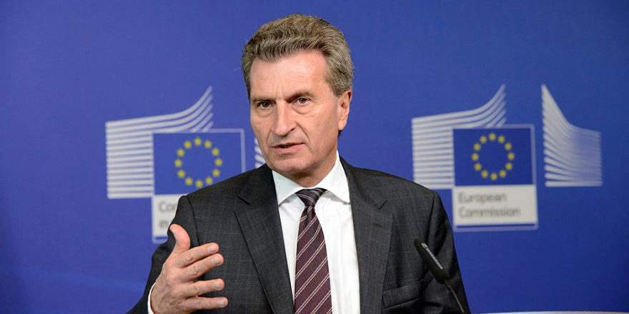 Oettinger, Kıbrıs'ta temaslarda bulunacak