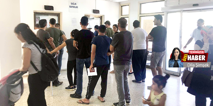YENİDÜZEN bu kez Girne Hastanesi'nde:  Girne’de de hastane çilesi:  Sırada bekliyoruz
