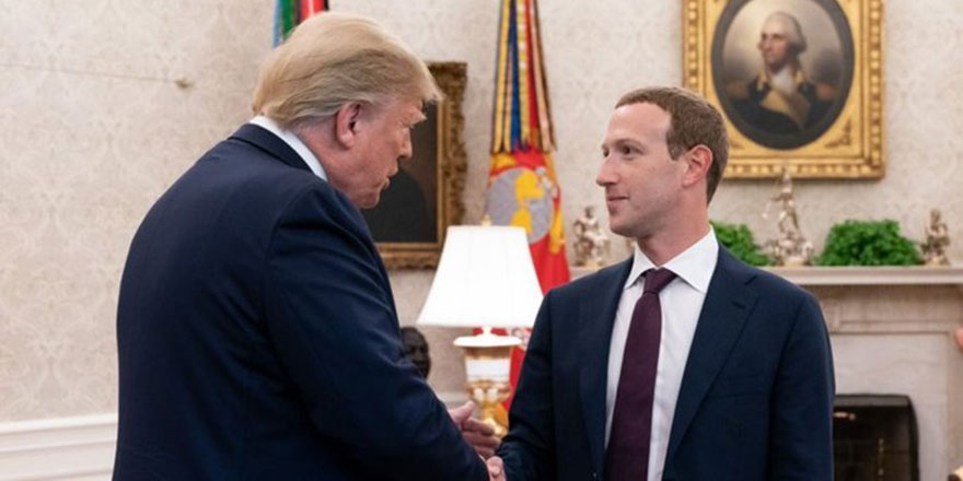 Trump, Mark Zuckerberg ile görüştü