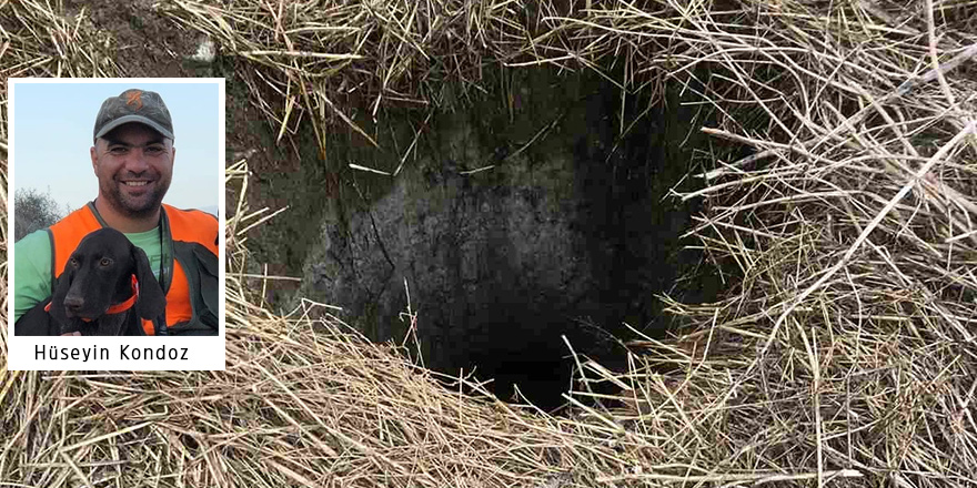 Avcı kuyuya düştü