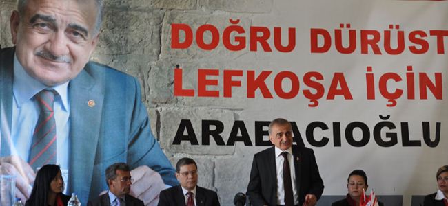 Arabacıoğlu Lefkoşa için projelerini anlattı