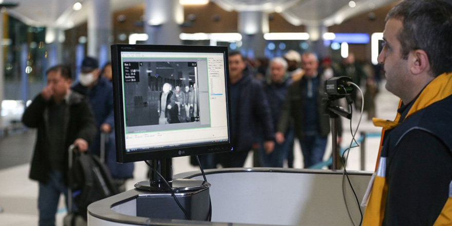 Çinli yolculara, İstanbul Havalimanı'nda termal kameralarla kontrol