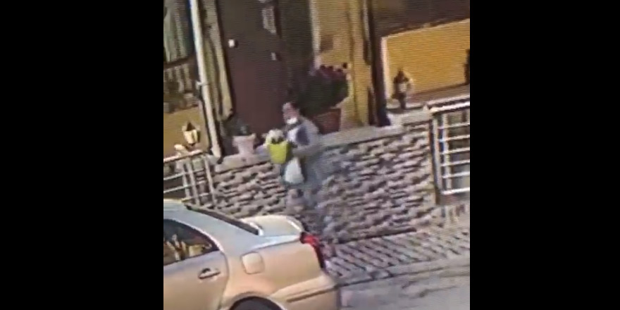 Lefkoşa'da çiçek hırsızlığı