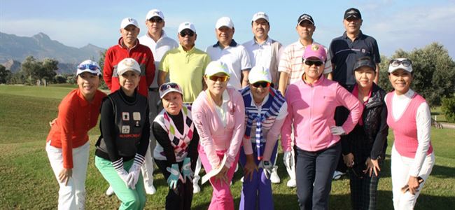 Çinli golfçuları Korineum’daydı